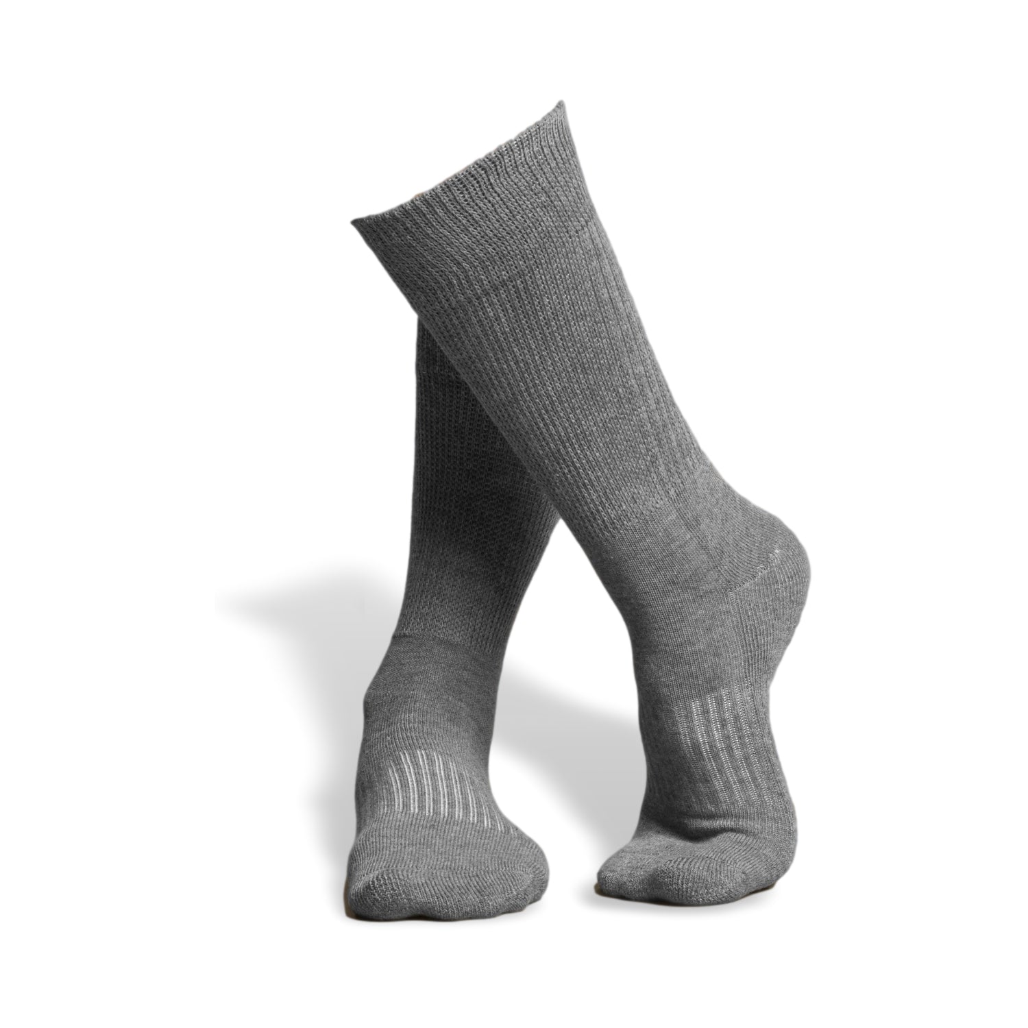 3 Pairs of Super Wide Socks With Non-Skid Grips for Swollen Feet