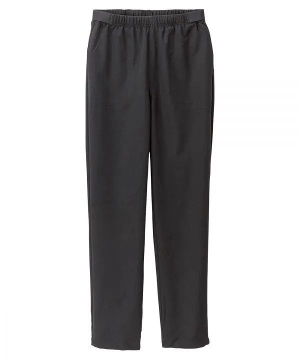 Women Elastic waist adaptive pants with pockets, Snap Closure, Colour  Black, Size 3X-Large
