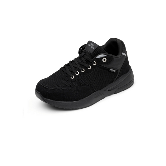 Men's Lightweight Supported Shoes with Rear Zipper Access Onyx