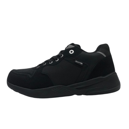 June Adaptive Excursion All Black Wide Kids Shoe