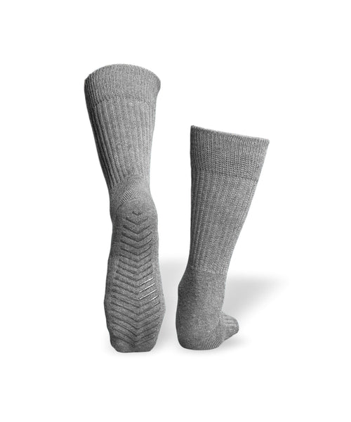 Women's Non Slip No-Skid Socks with Grips, 97% Cotton, For