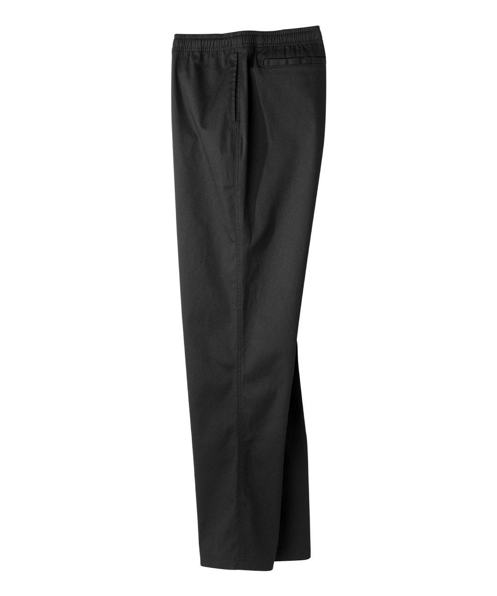 YUHAOTIN Black Work Trousers for Men Black Mens Trousers Mens Casual  Trousers Elasticated Waist Smart Casual Pants Men Casual Trousers for Women  UK Waterproof Overtrousers Men AG L : : Fashion