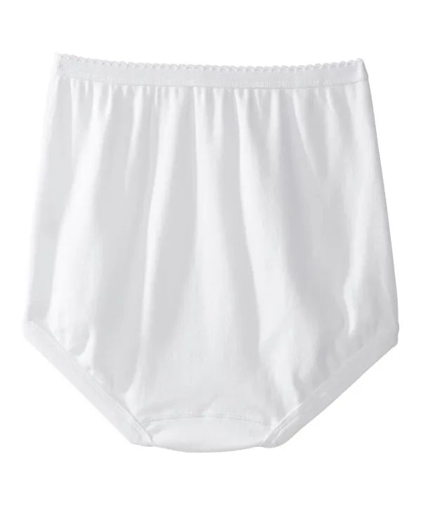 Popvcly Women's Underpants Solid Cotton Mid-rise Comfort Basic  Briefs,3Pack/S-XXL